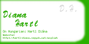 diana hartl business card